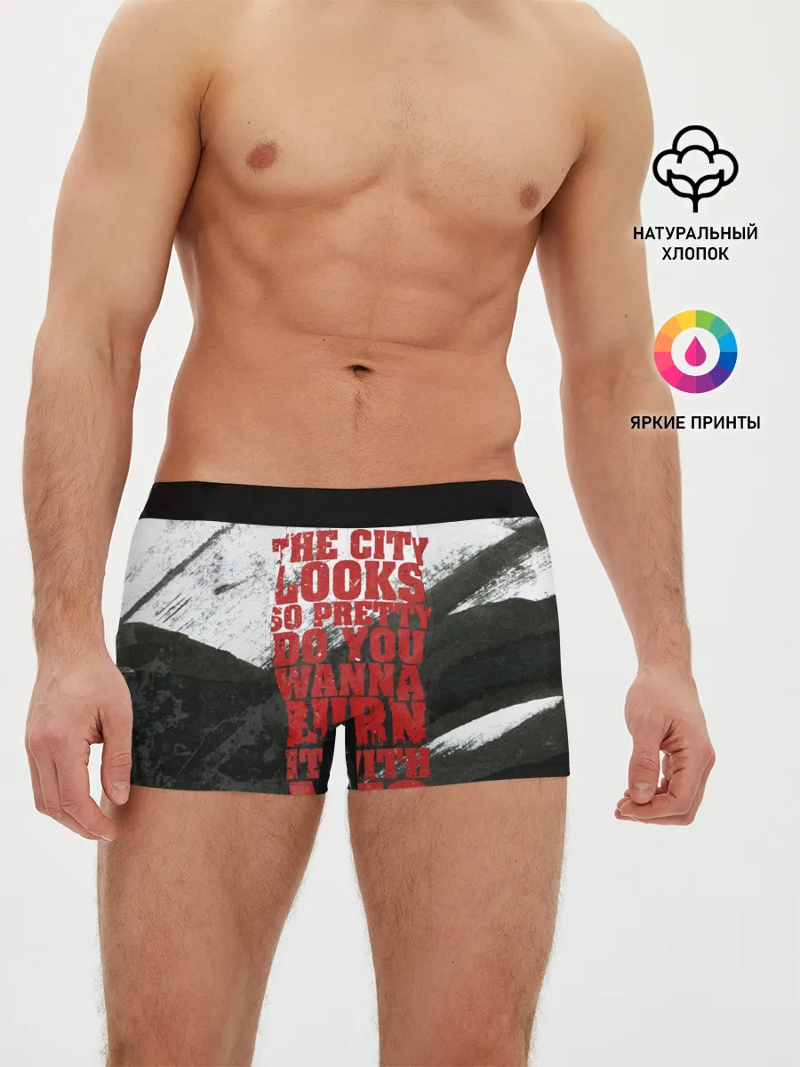 Мужские трусы боксеры / Hollywood Undead