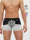 Мужские трусы боксеры / RUSSIA BLACK X WHITE | РОССИЯ