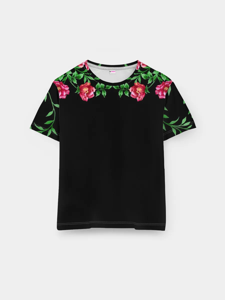 Мужская базовая футболка / Цветы