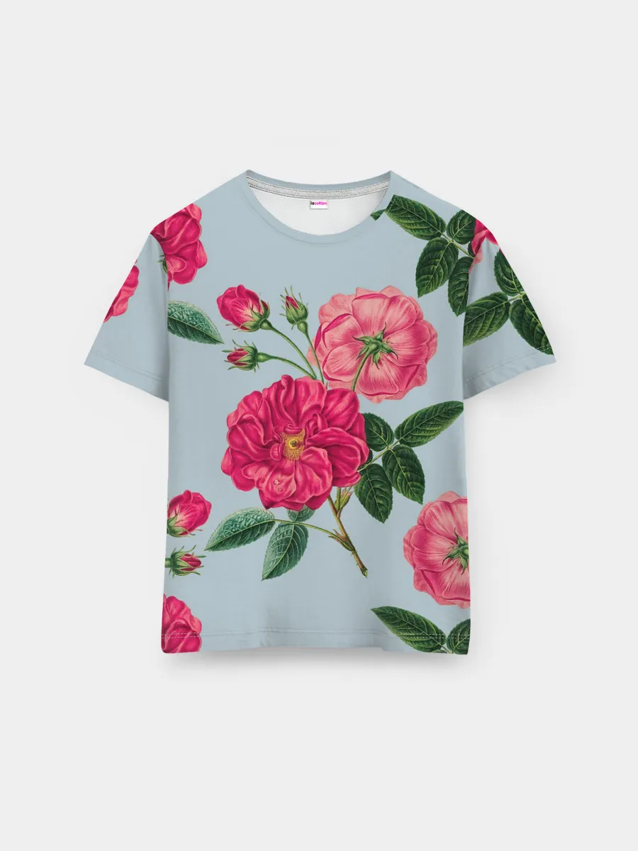 Мужская базовая футболка / Чайная роза