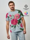 Мужская базовая футболка / Чайная роза