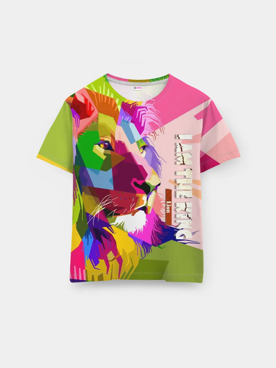 Мужская базовая футболка / I am the lion king