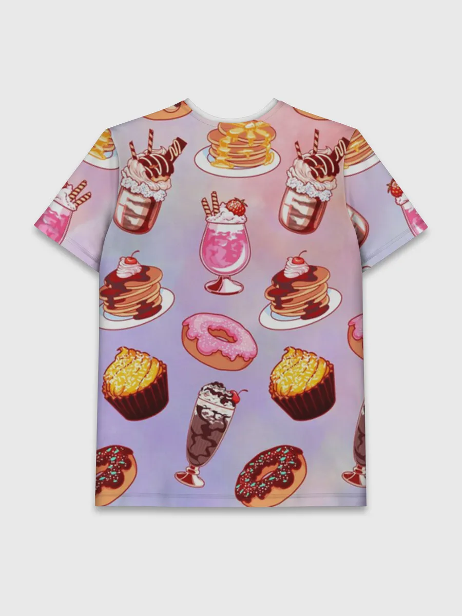 Мужская базовая футболка / Очень Сладкий Паттерн