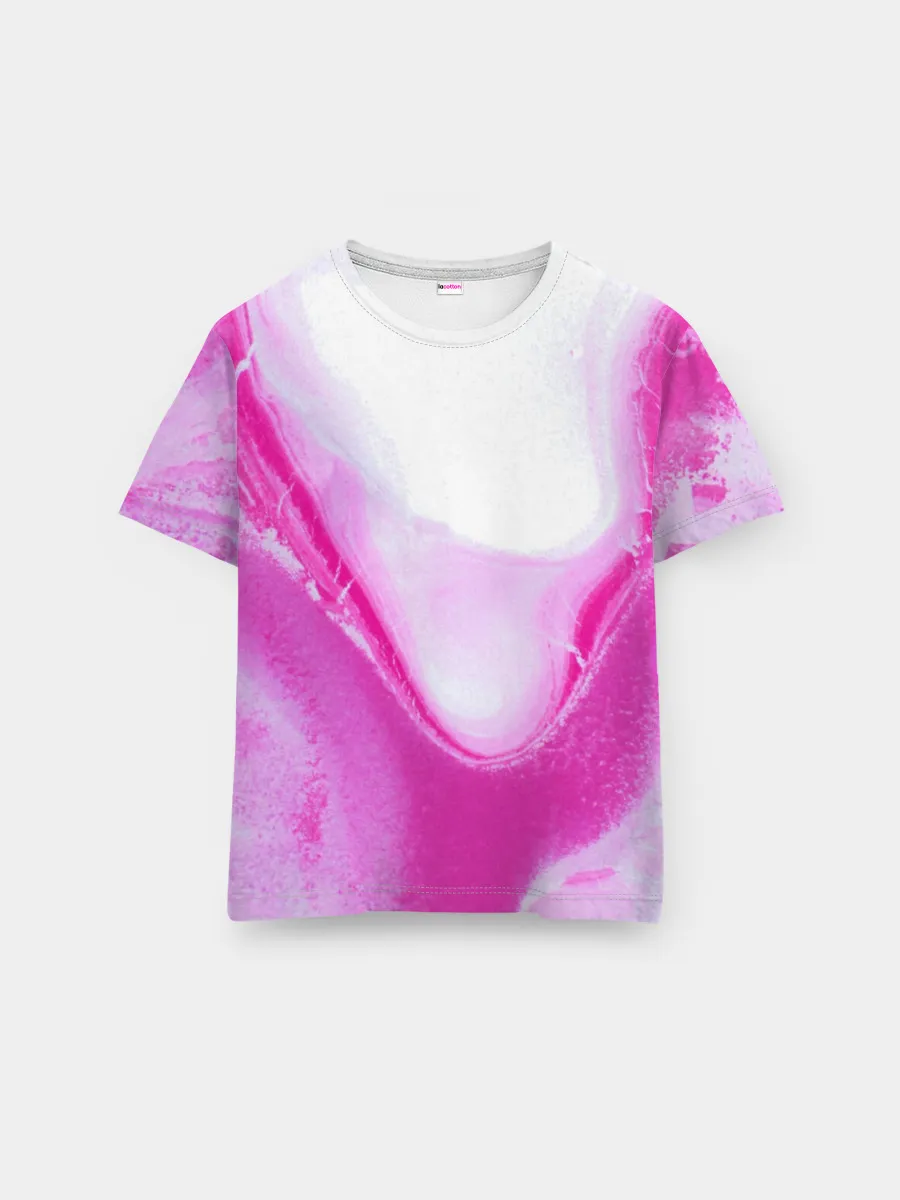 Мужская базовая футболка / Жидкий пурпур