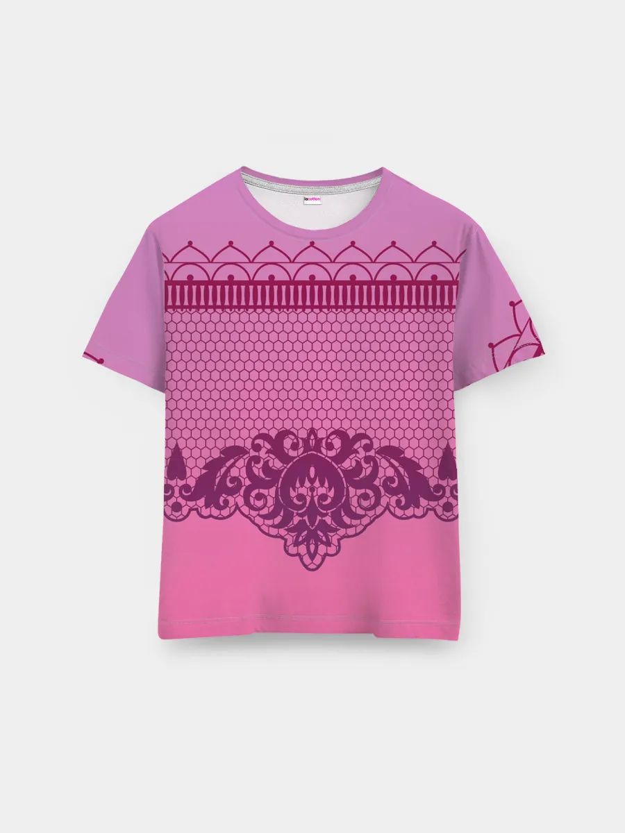 Мужская базовая футболка / Кружева