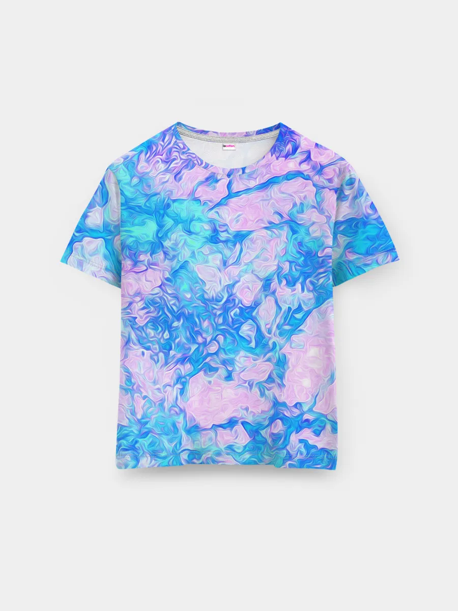 Мужская базовая футболка / Нежные краски