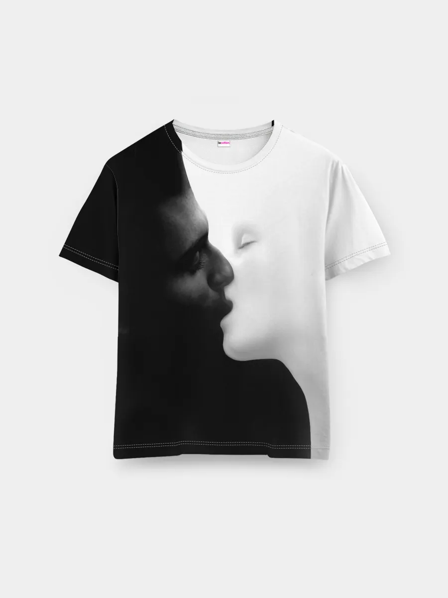 Мужская базовая футболка / Поцелуй