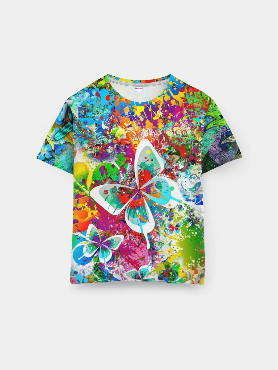 Мужская базовая футболка / ЯРКИЕ КРАСКИ