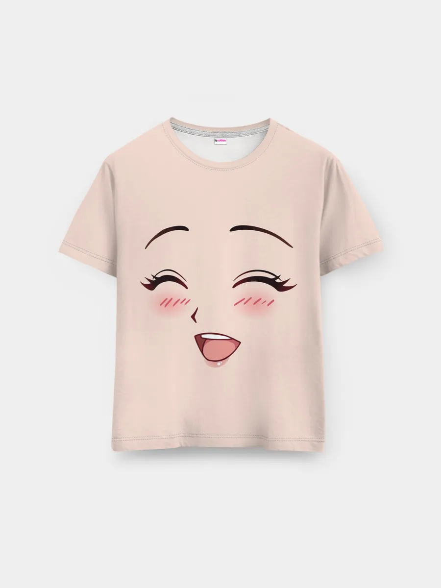 Мужская базовая футболка / Сonfused anime face