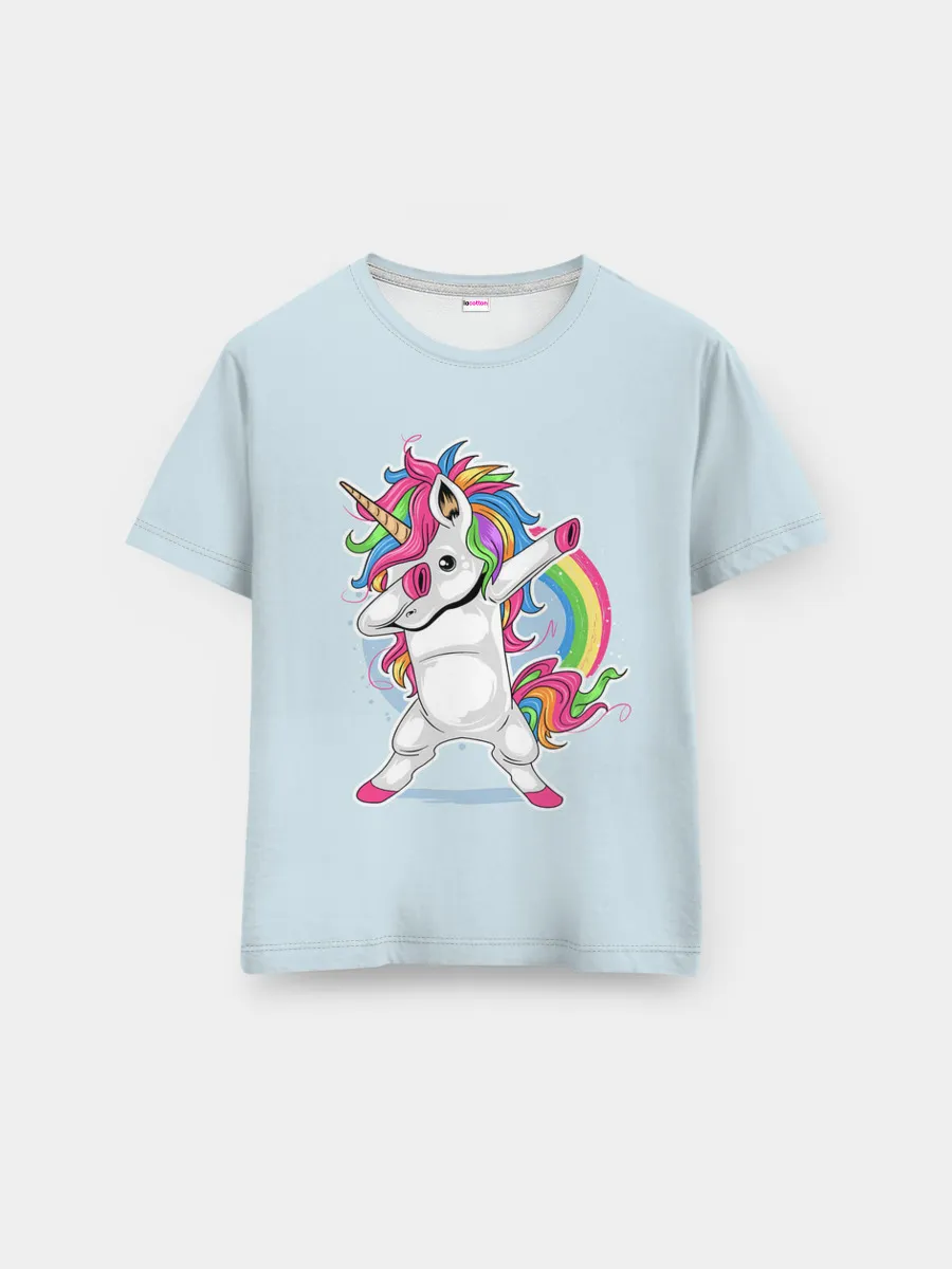 Мужская базовая футболка / Единорог | Dab