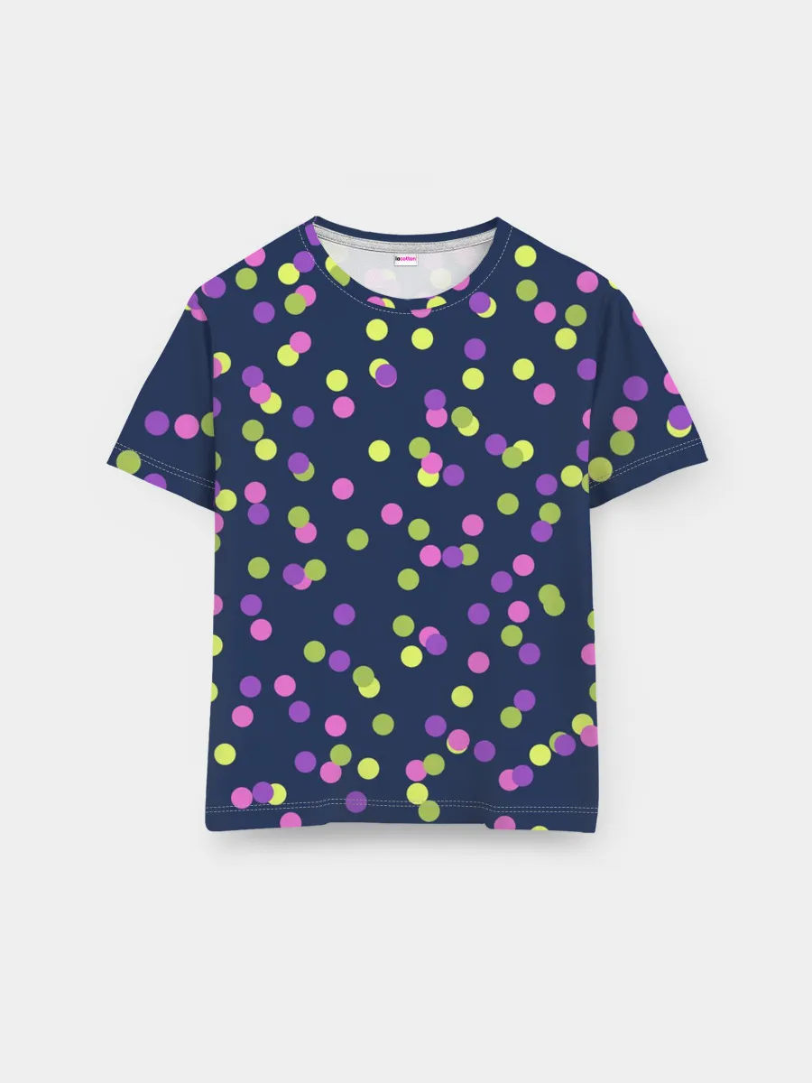 Мужская базовая футболка / Абстракция-3. Горох