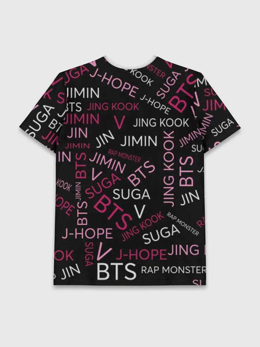 Мужская базовая футболка / BTS