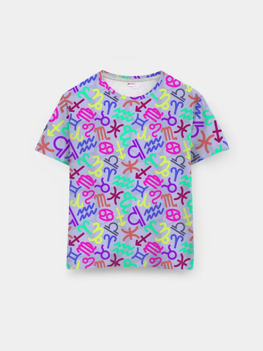 Мужская базовая футболка / Знаки Зодиака