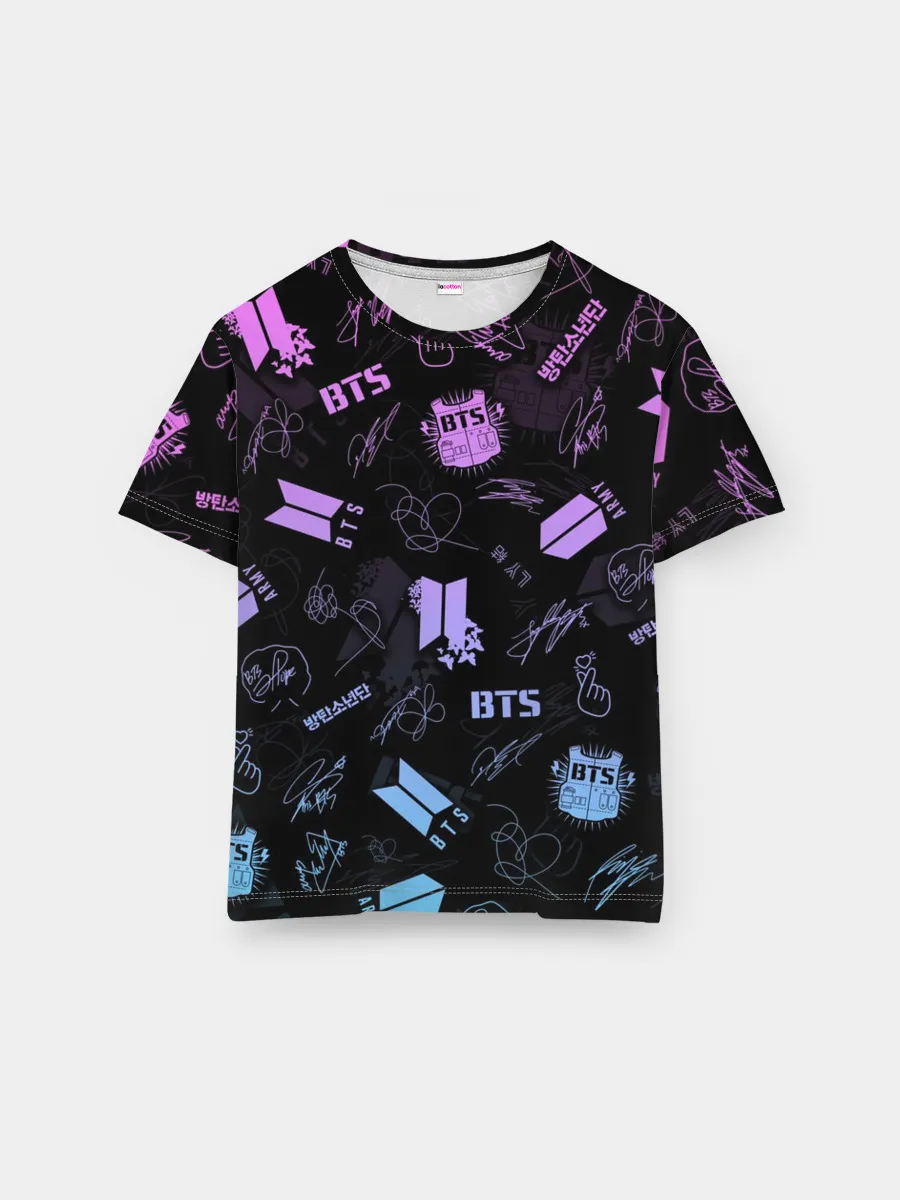 Мужская базовая футболка / BTS