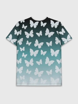 Мужская базовая футболка / Бабочки