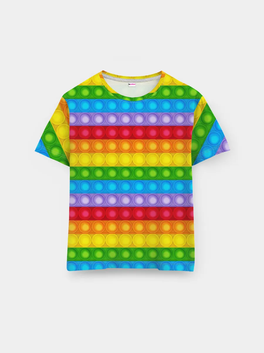 Мужская базовая футболка / Pop It