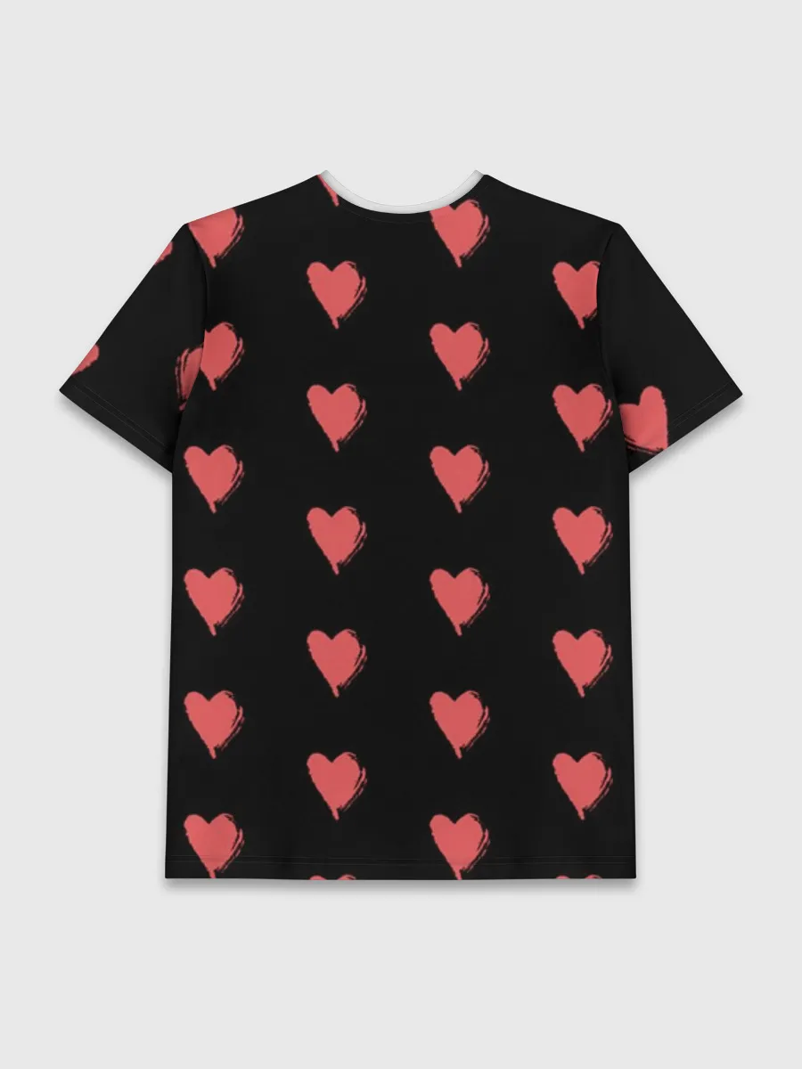 Мужская базовая футболка / True Love