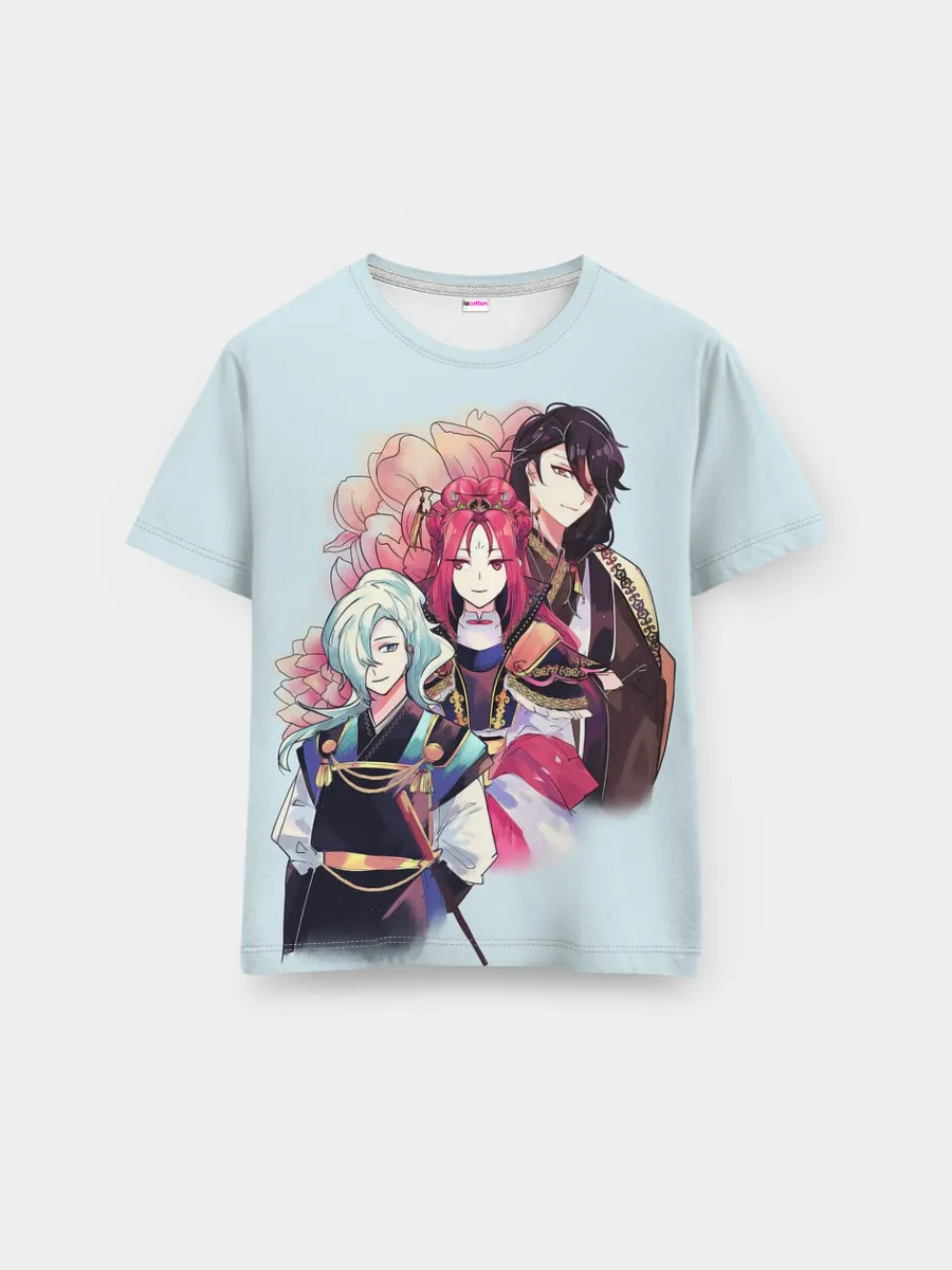 Мужская базовая футболка / Манхва, Облачный цветок