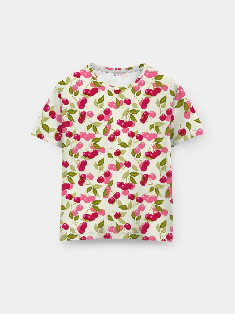 Мужская базовая футболка / Спелая вишня