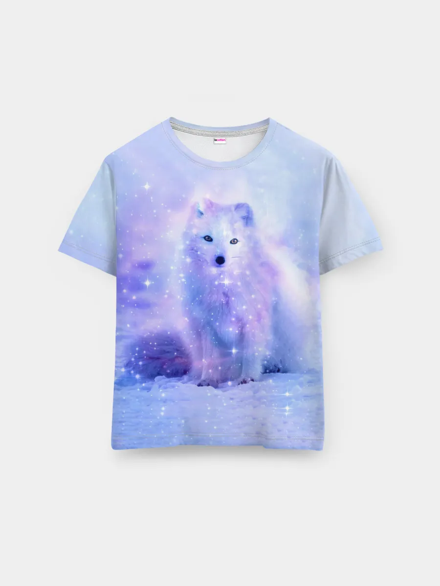 Мужская базовая футболка / Полярная Лисица