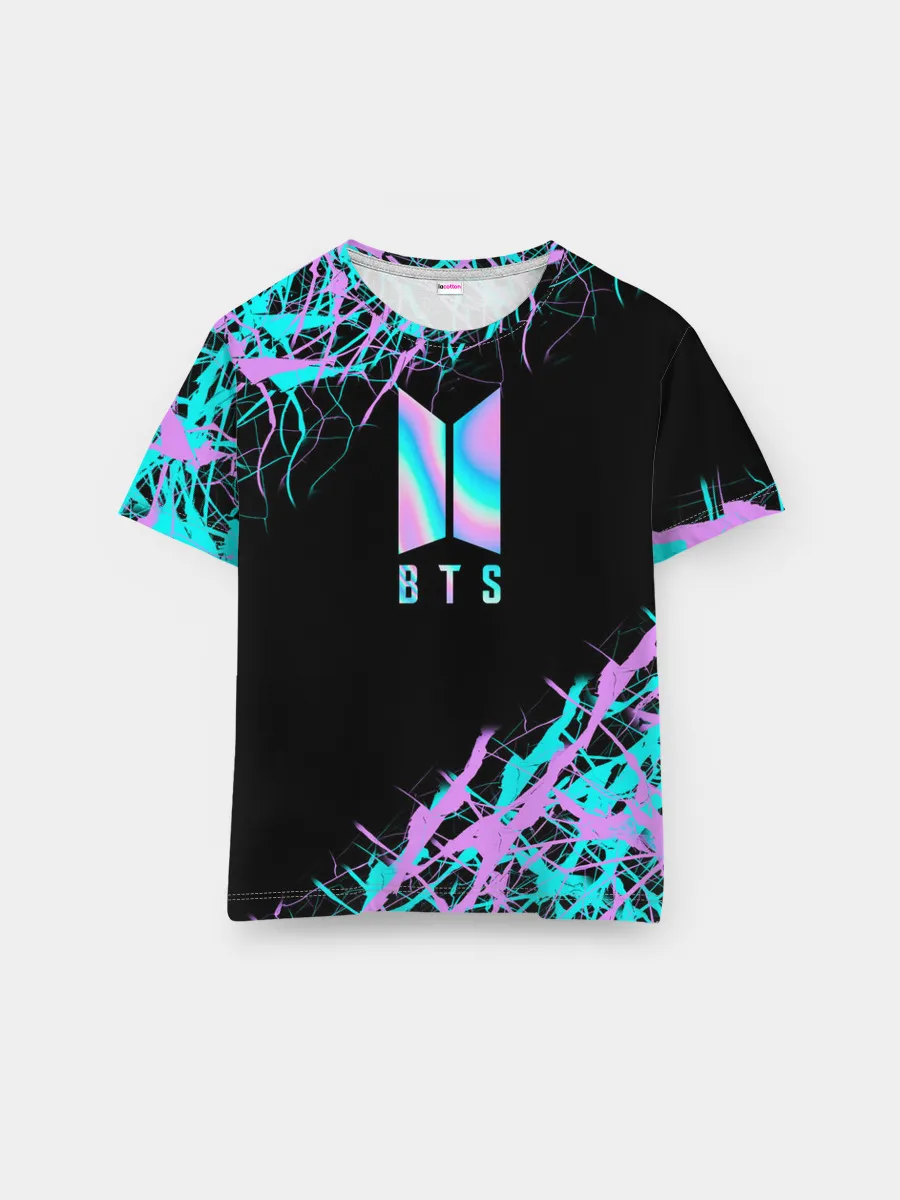 Мужская базовая футболка / BTS