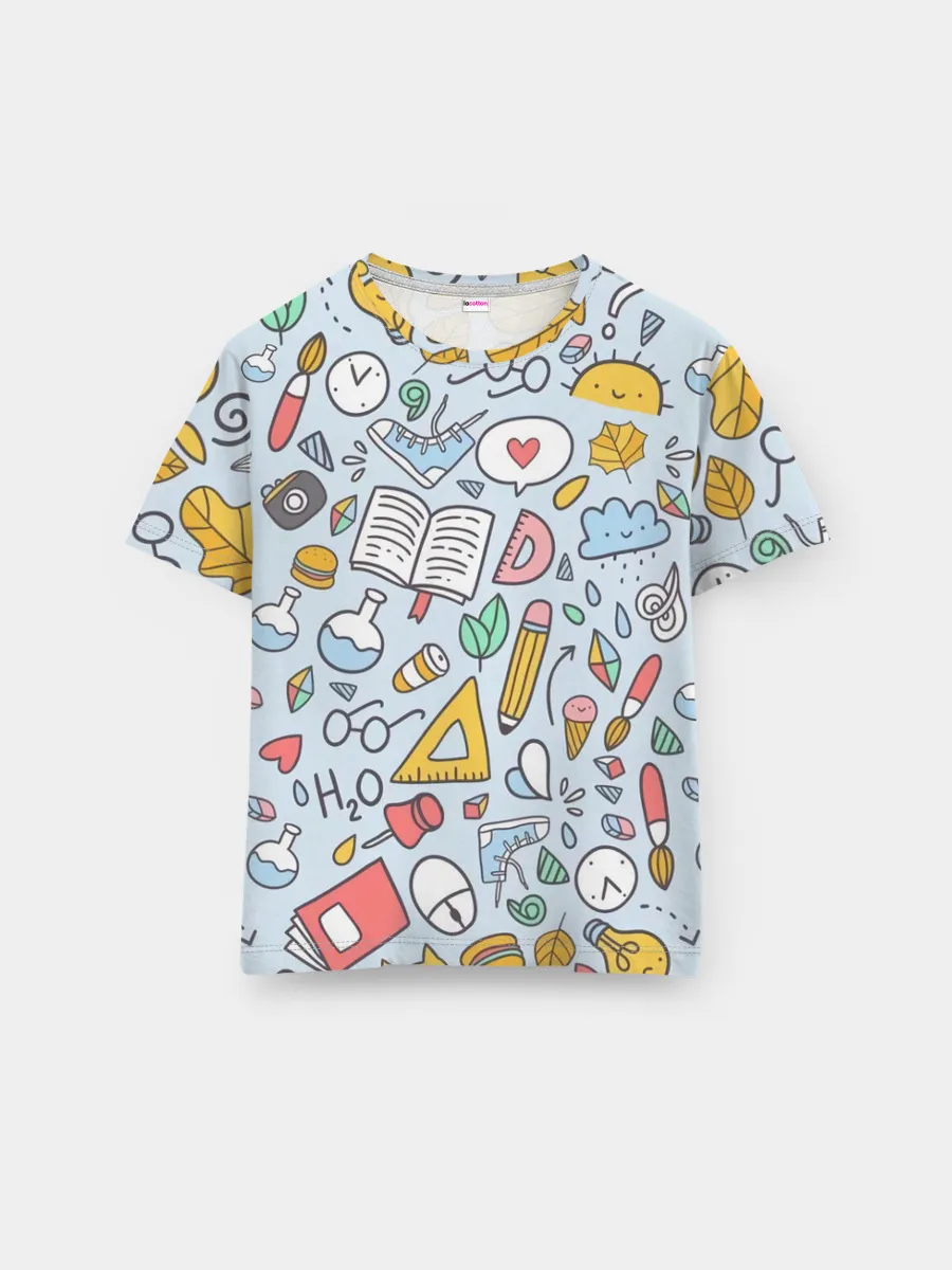 Мужская базовая футболка / Школьная