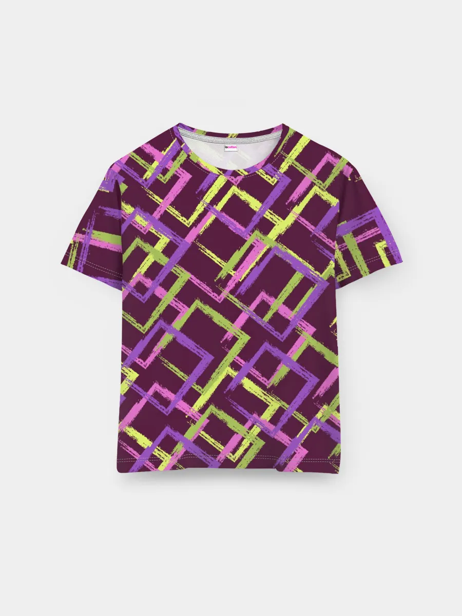 Мужская базовая футболка / Абстракция-2