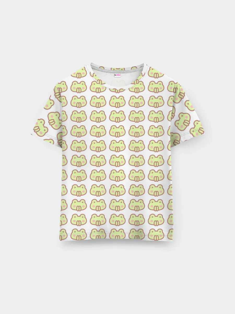 Мужская базовая футболка / лягушечки