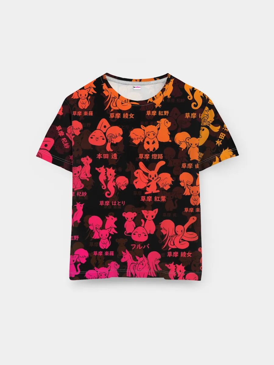 Мужская базовая футболка / FRUITS BASKET / ВСЕ ЗНАКИ