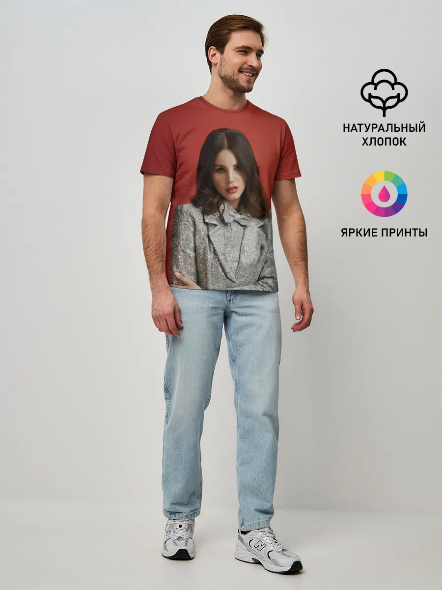 Мужская базовая футболка / Горячая Лана