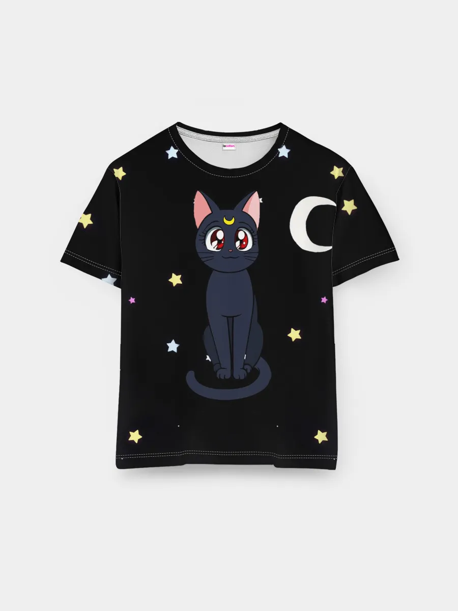 Мужская базовая футболка / Луна