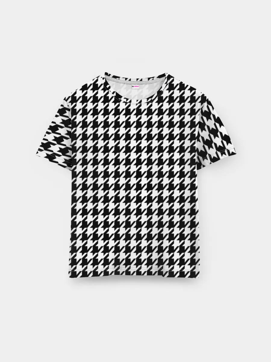 Мужская базовая футболка / Гусиная лапка