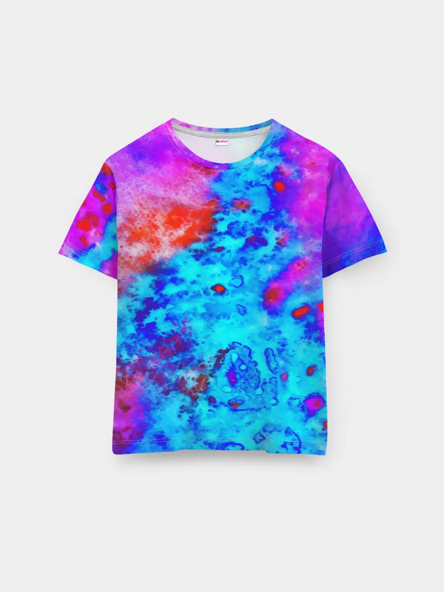 Мужская базовая футболка / ABSTRACTION COLORS