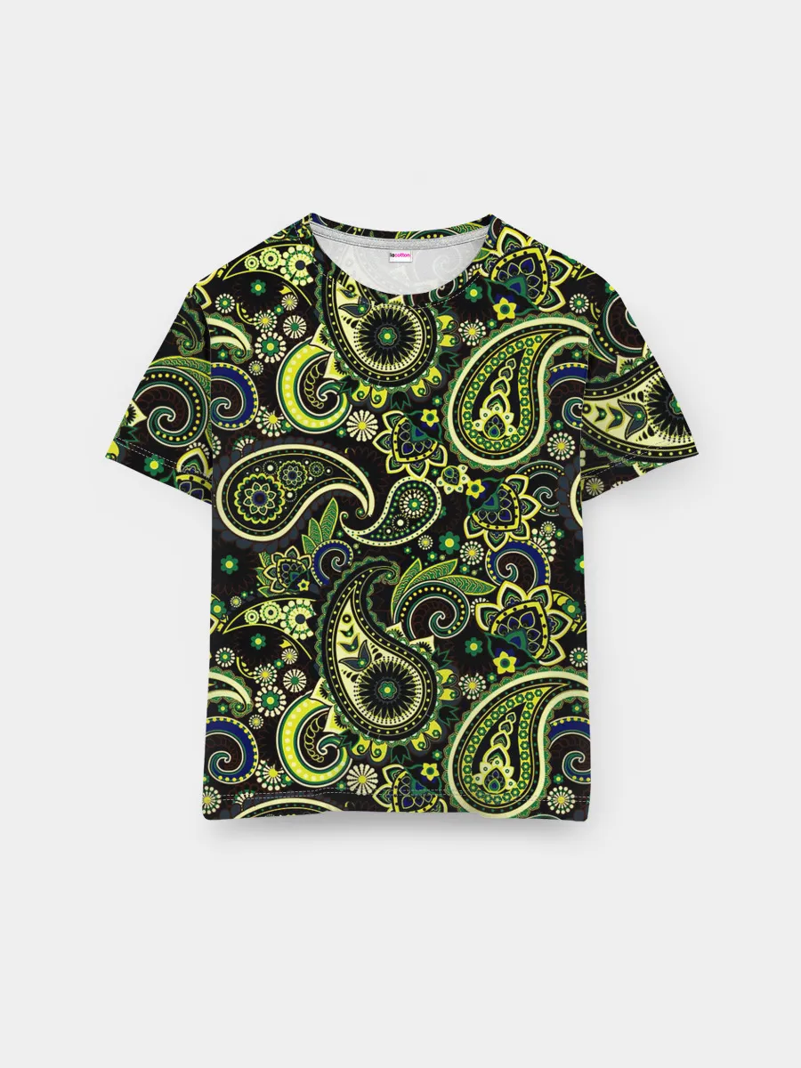 Мужская базовая футболка / Молекулярный рисунок