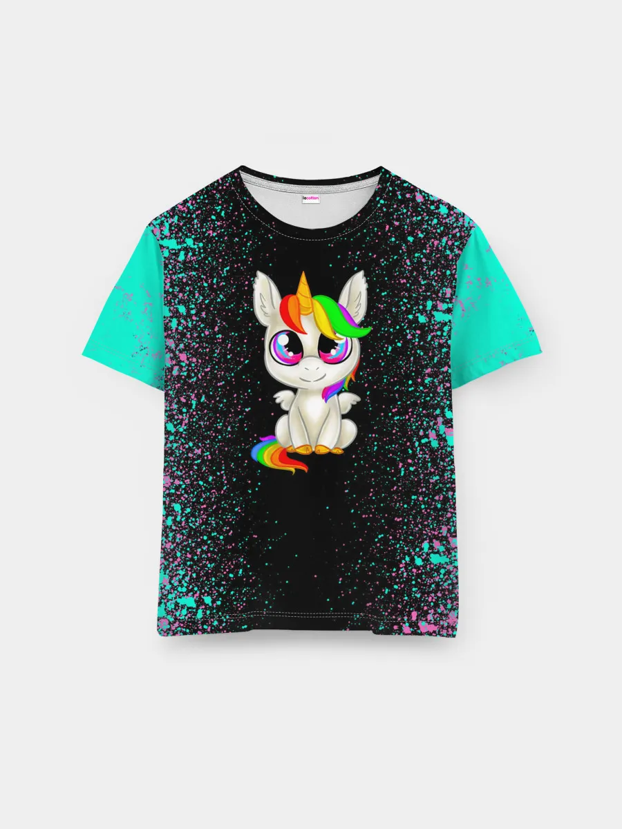 Мужская базовая футболка / Единорог