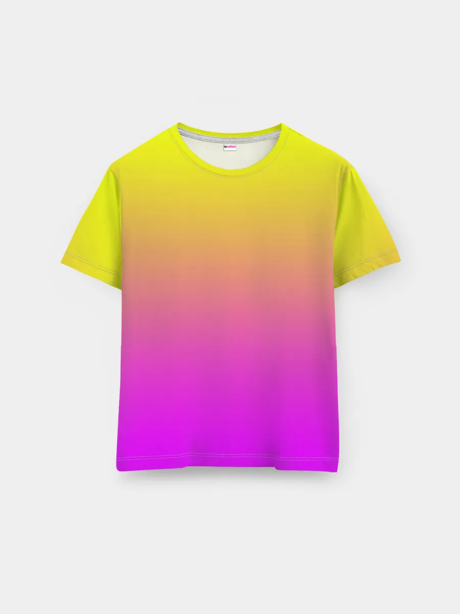 Мужская базовая футболка / Яркий рассвет