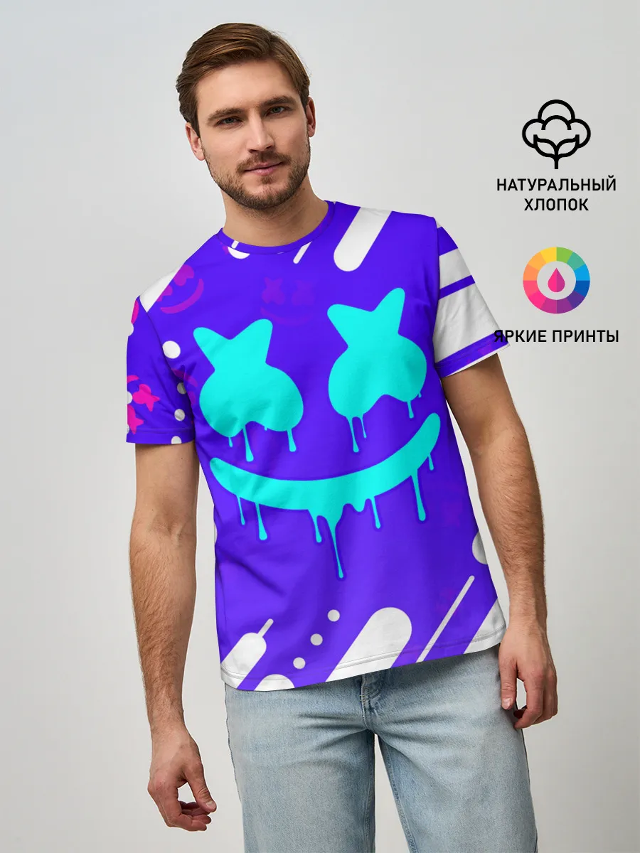 Мужская базовая футболка / MARSHMELLO / МАРШМЕЛЛОУ