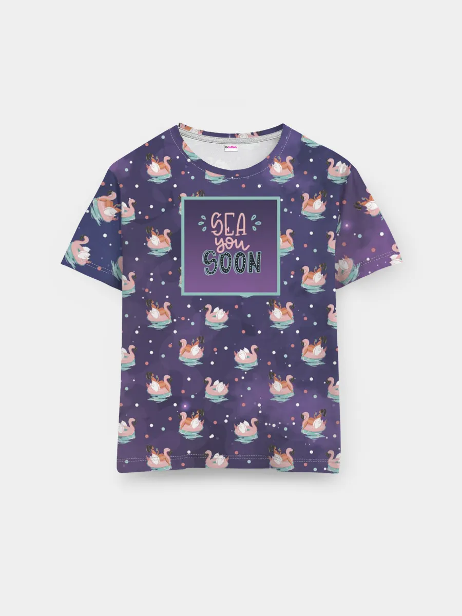 Мужская базовая футболка / Sea u soon