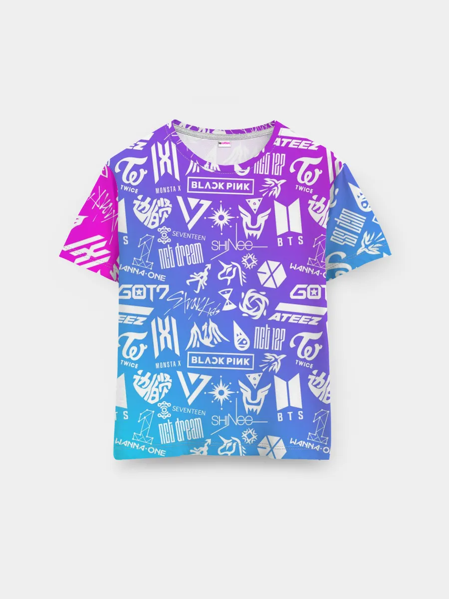 Мужская базовая футболка / K-POP | Лучшие Группы