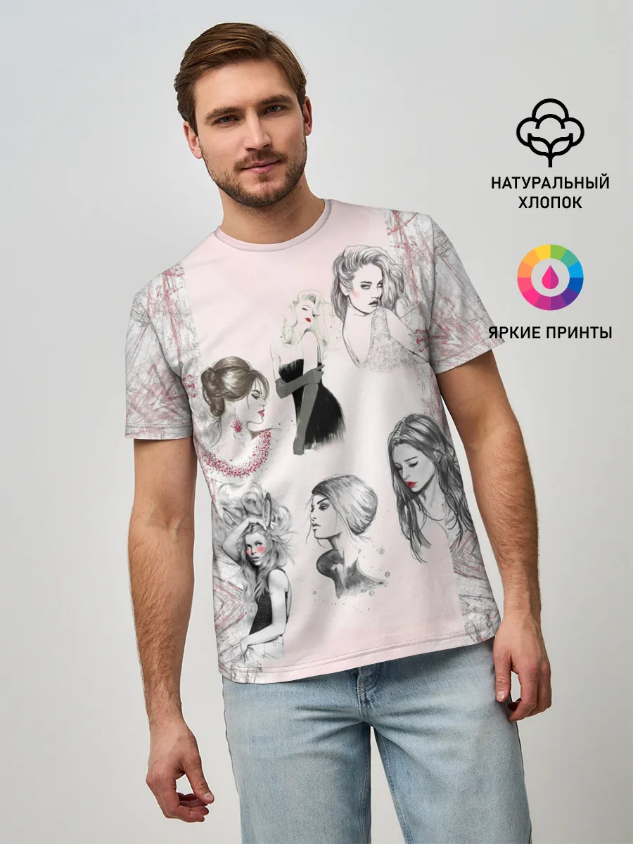 Мужская базовая футболка / 8 марта