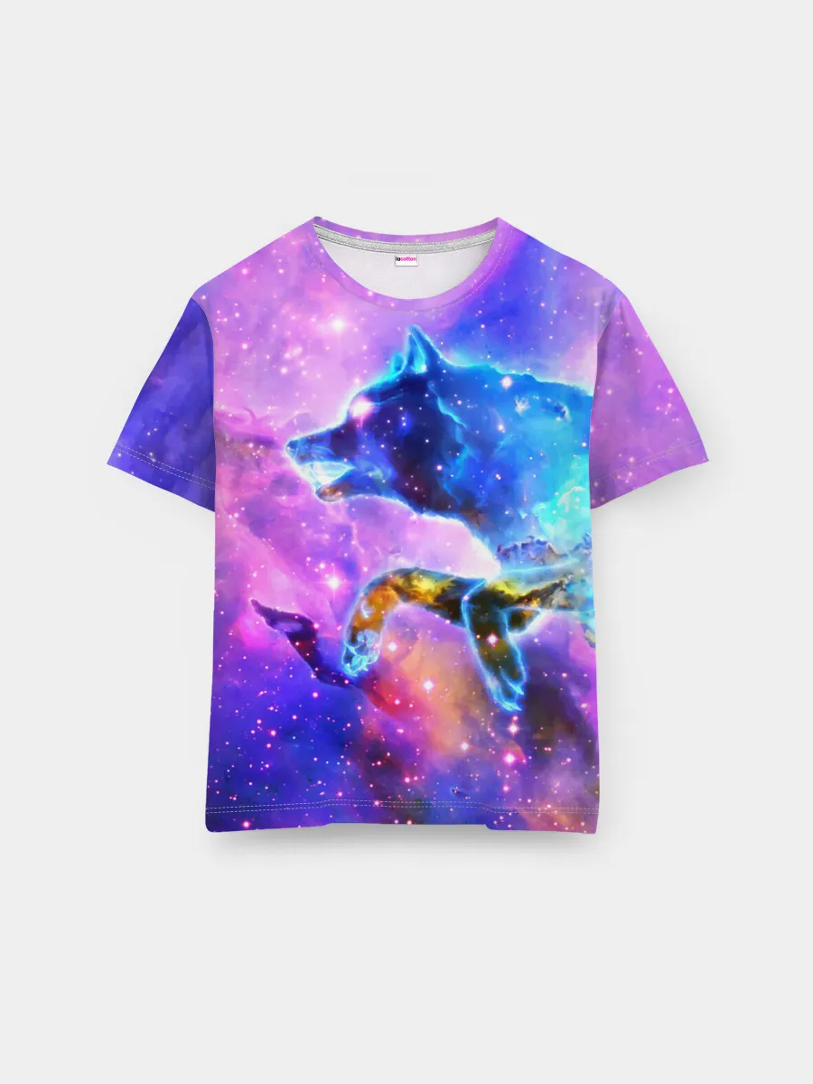 Мужская базовая футболка / Волки