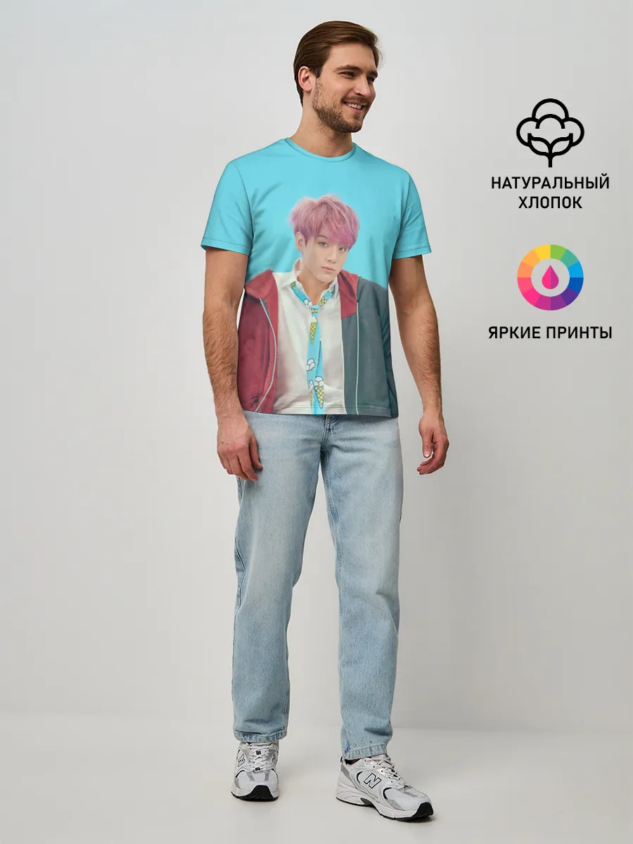 Мужская базовая футболка / BTS. Jungkook