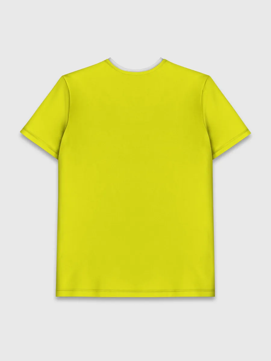 Мужская базовая футболка / Единорог Yellow Unicorn