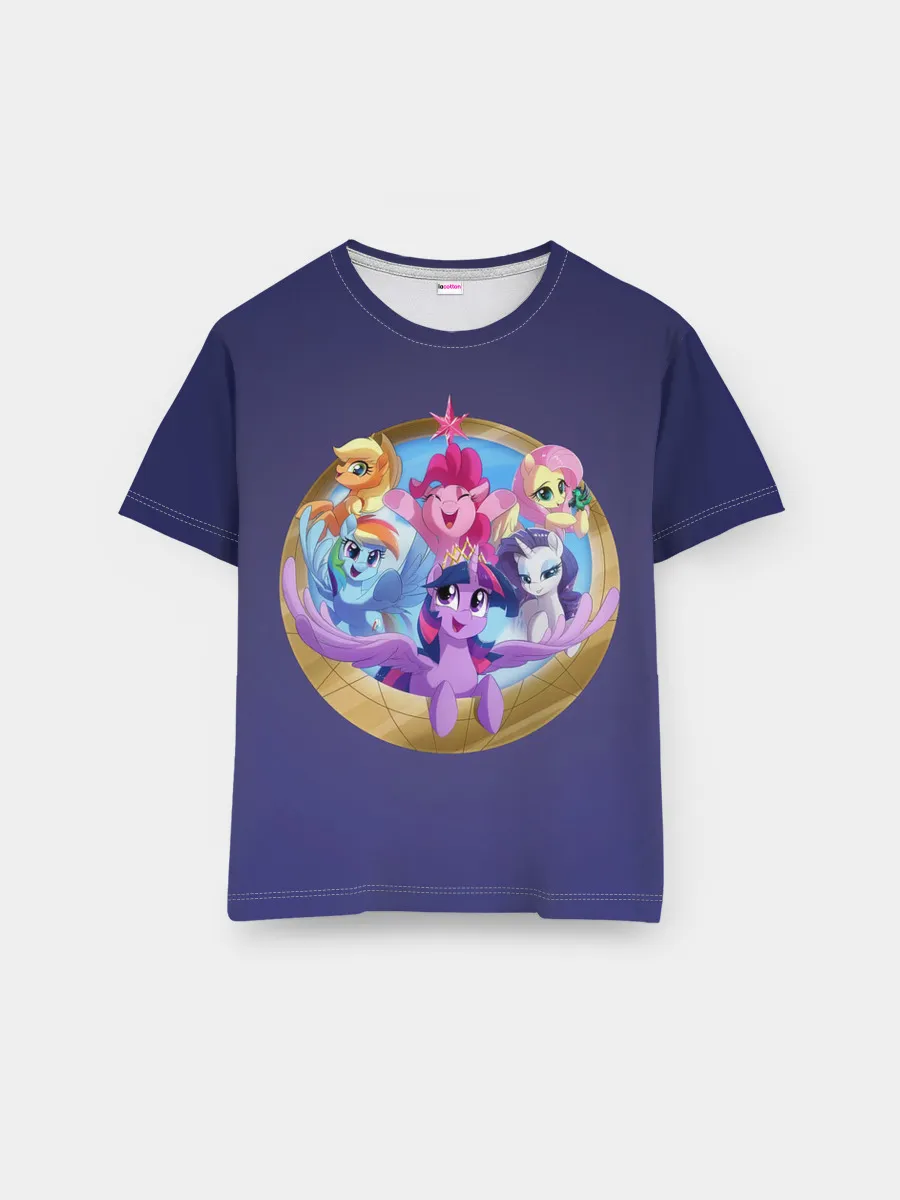 Мужская базовая футболка / Pony team