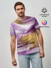 Мужская базовая футболка / Наслоение красок
