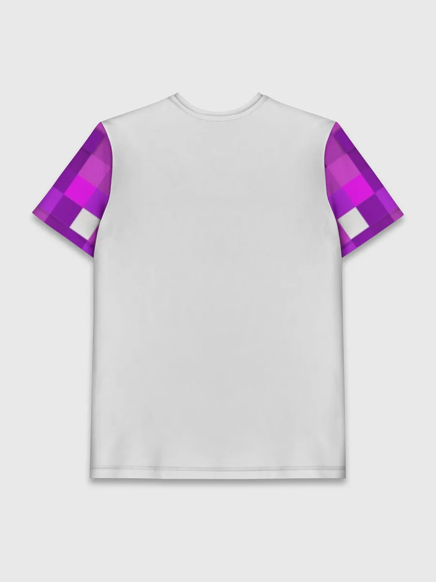 Мужская базовая футболка / Аниме пиксели