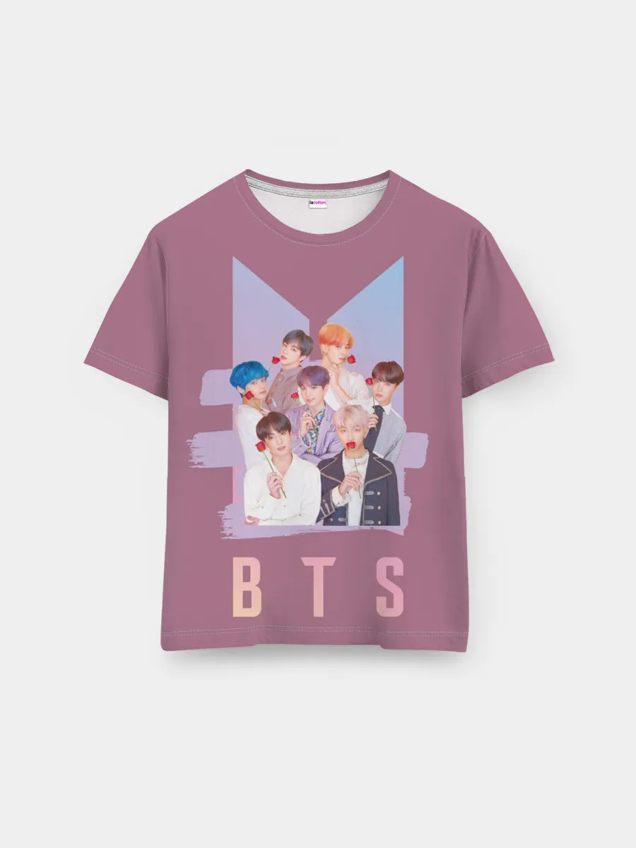 Мужская базовая футболка / BTS