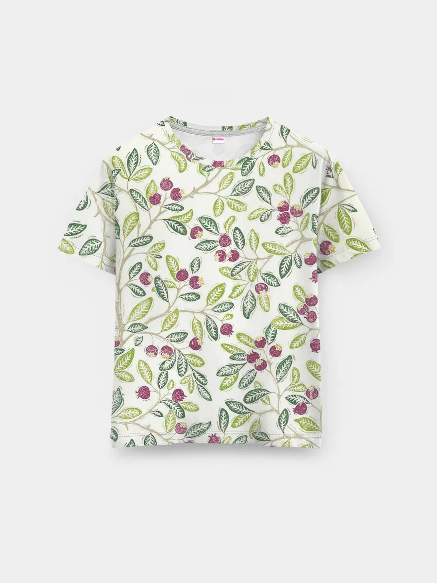 Мужская базовая футболка / Крыжовник красками