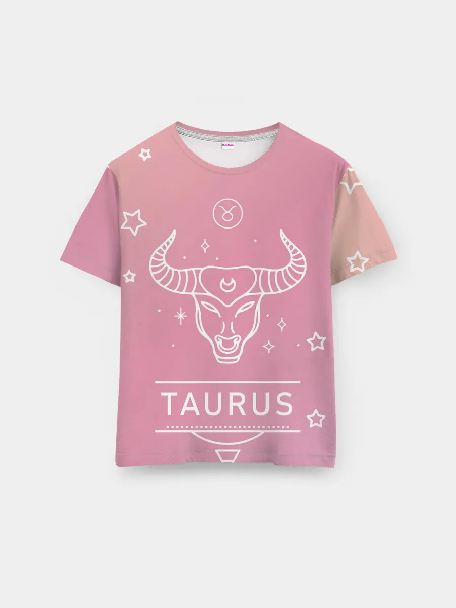 Мужская базовая футболка / Знак Телец