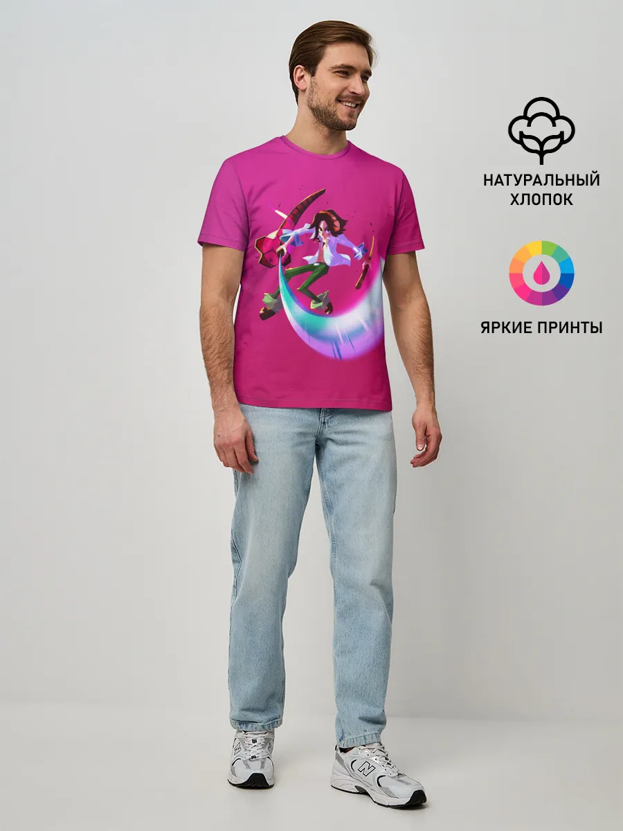 Мужская базовая футболка / Shaman King here